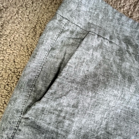 LOFT linen blend 4” shorts with ruffles - Picture 8 of 10